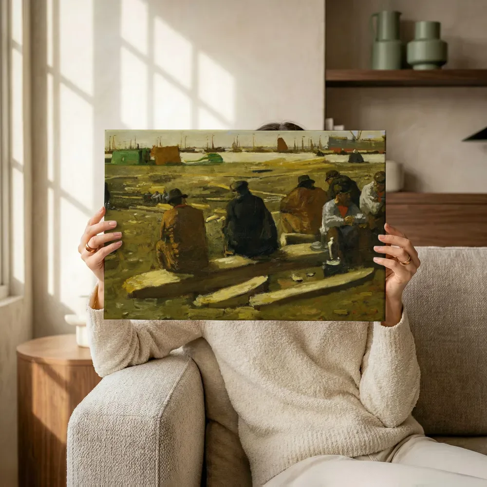 Sfeerimpressie: Schafttijd in de bouwput aan de Van Diemenstraat terwijl het omhoog wordt gehouden
