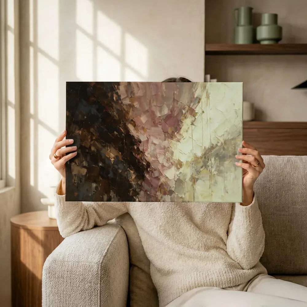 Sfeerimpressie: Sepia en kalkwit in storm terwijl het omhoog wordt gehouden