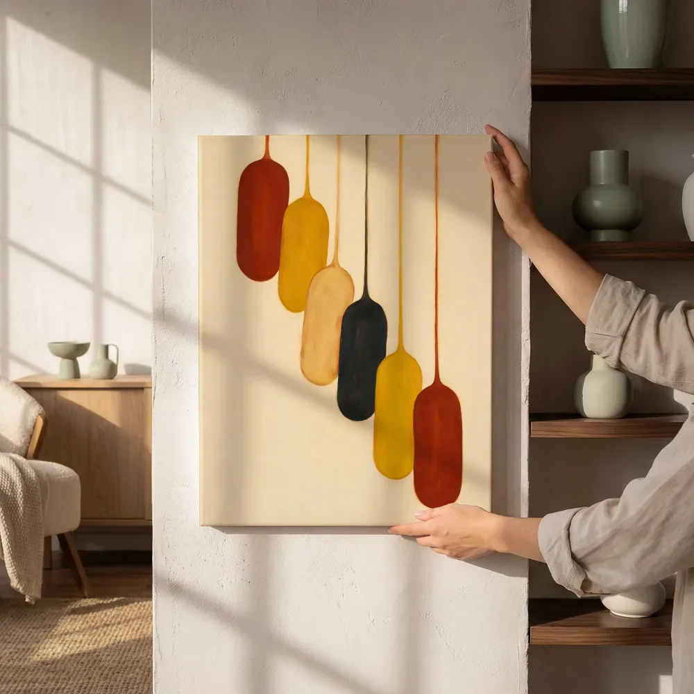 Sfeerimpressie: Smeltende kolommen Textured Minimalism 4 naast de kast