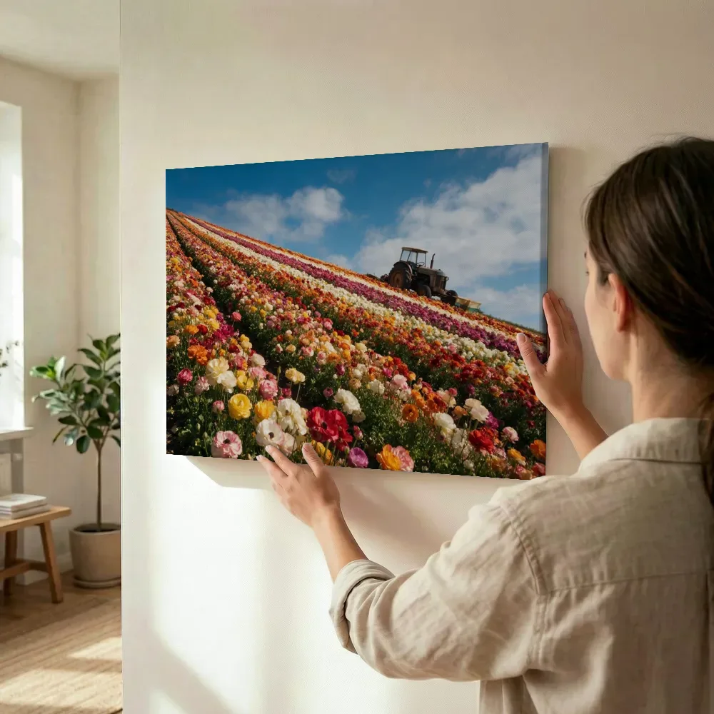 Sfeerimpressie: Snijbloem bij volle zon 7 terwijl het wordt opgehangen