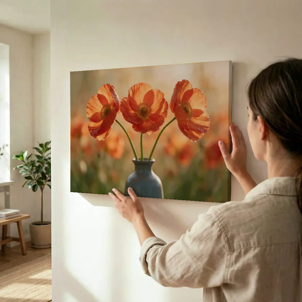 Sfeerimpressie: Snijbloem in het gouden uur 11 terwijl het wordt opgehangen