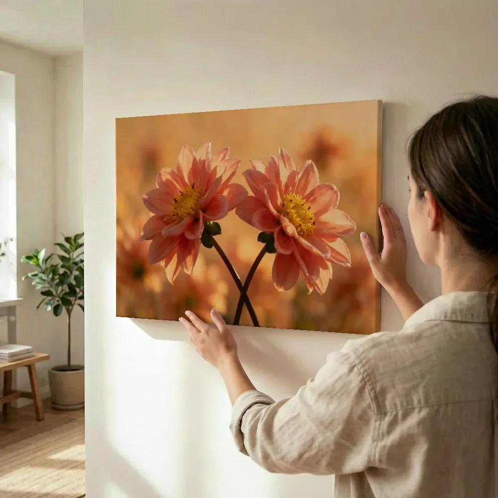 Sfeerimpressie: Snijbloem in het gouden uur 15 terwijl het wordt opgehangen