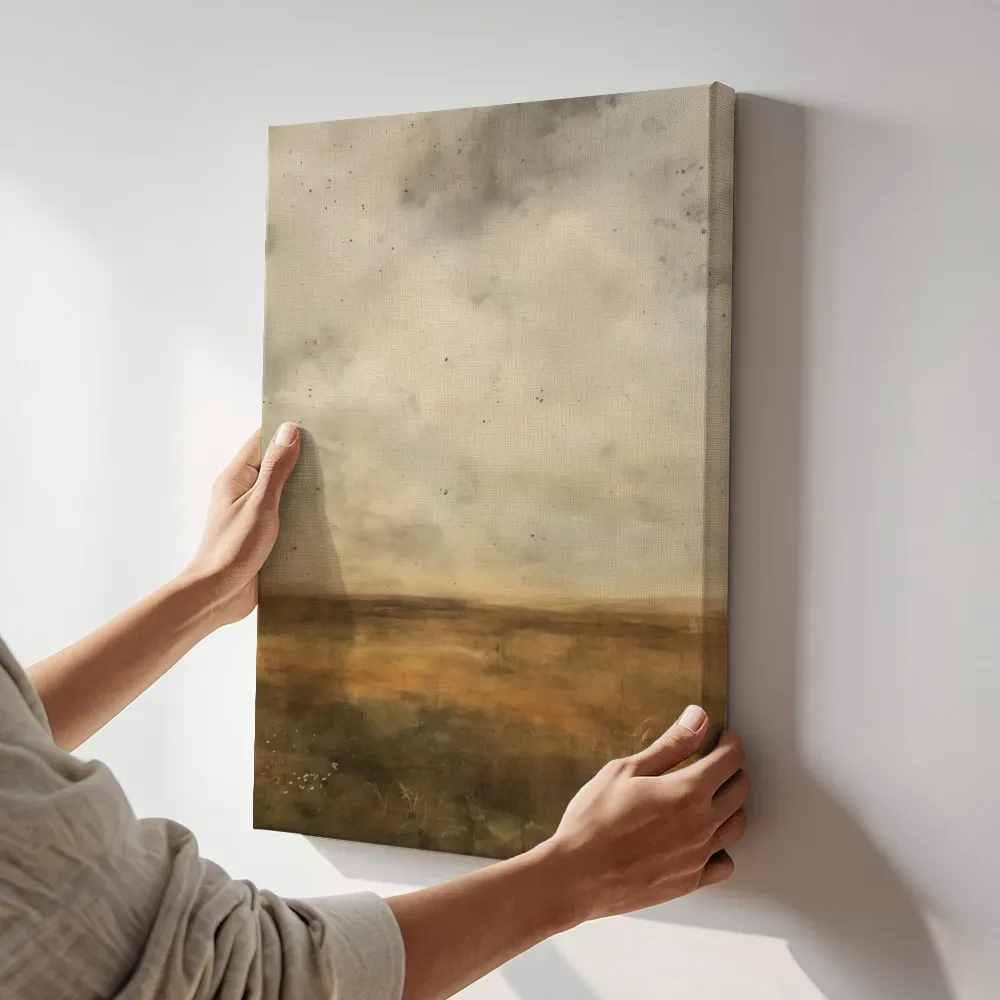 Sfeerimpressie: Somber moerasland terwijl het aan de muur wordt gehangen