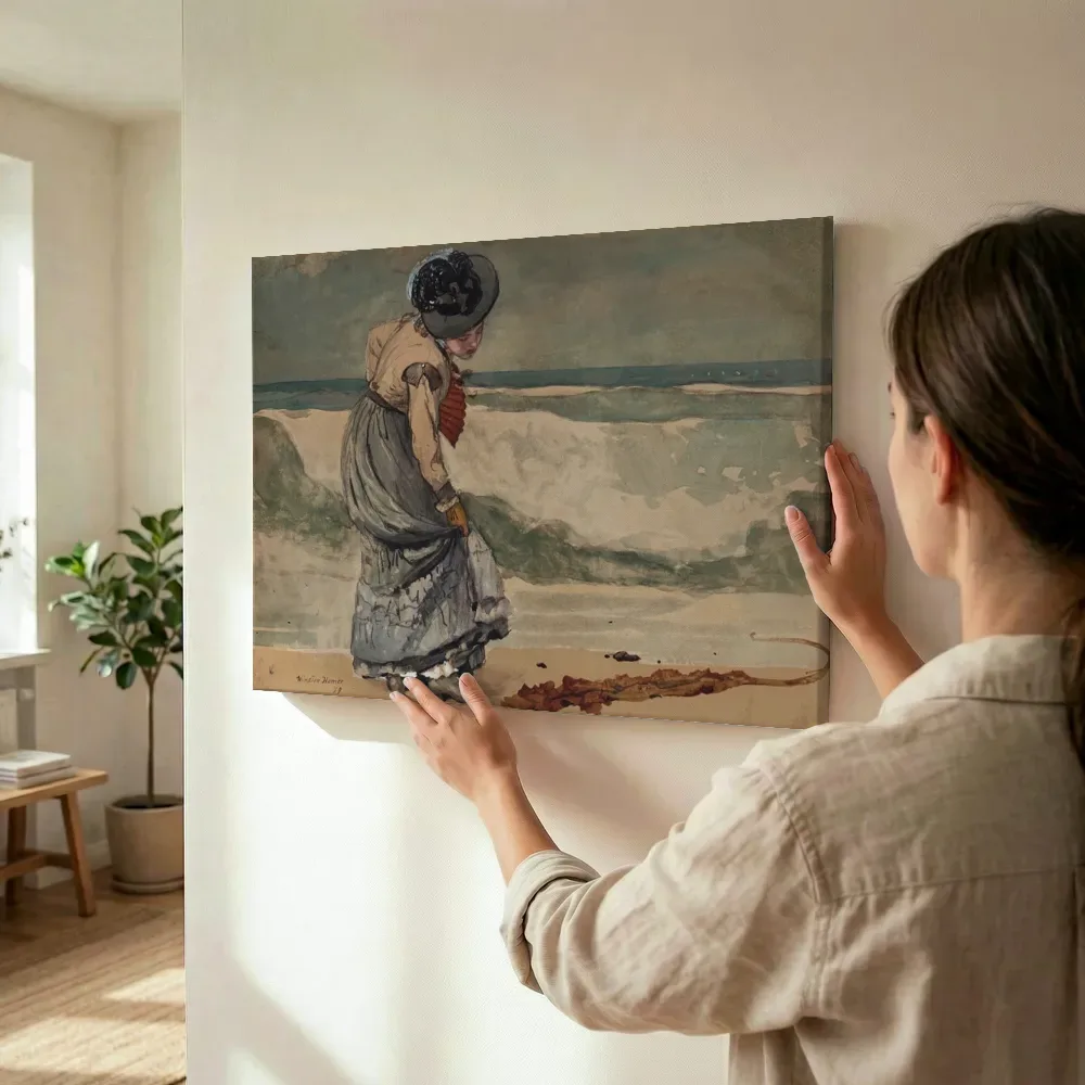Sfeerimpressie: Startled van Winslow Homer terwijl het wordt opgehangen