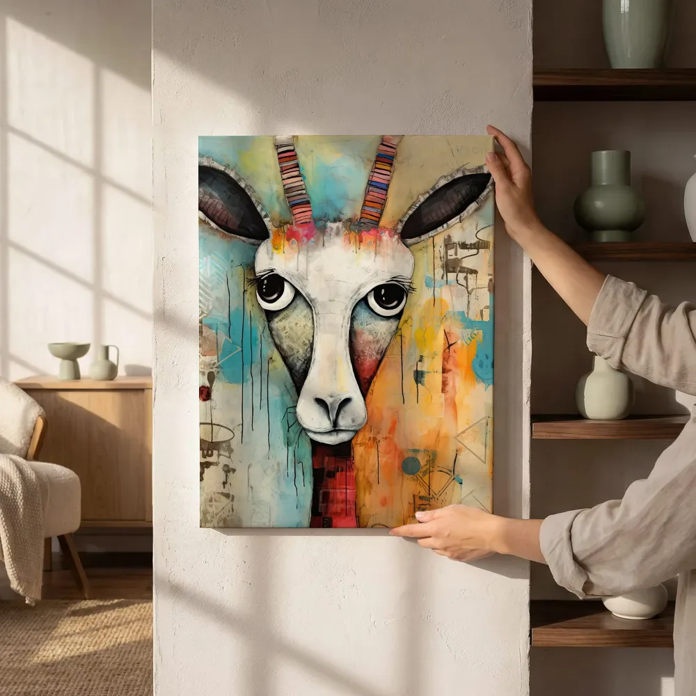 Sfeerimpressie: Stille antilope naast de kast