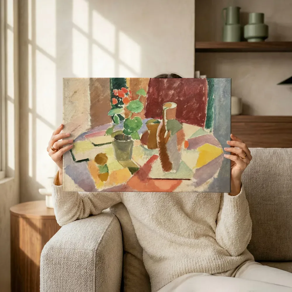 Sfeerimpressie: Stilleven van Gotogo terwijl het omhoog wordt gehouden