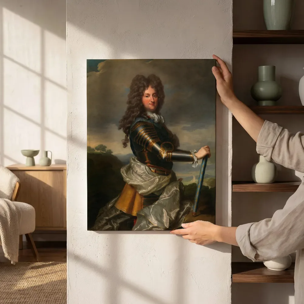 Sfeerimpressie: De hertog van Orléans, toekomstig regent van Frankrijk van Jean-Baptiste Santerre naast de kast