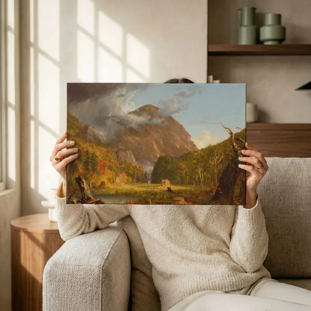 Sfeerimpressie: De pas in de White Mountains van Thomas Cole terwijl het omhoog wordt gehouden