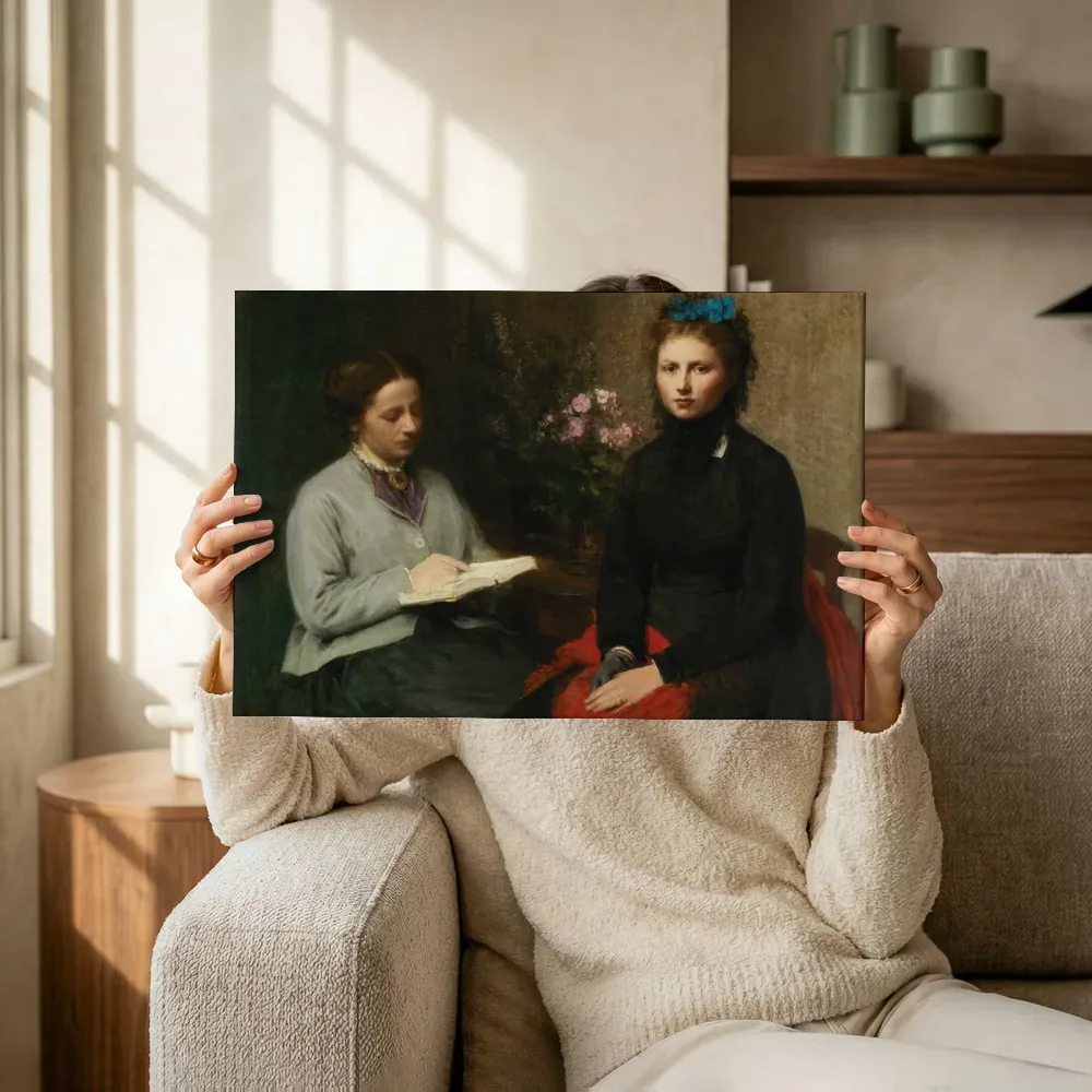 Sfeerimpressie: Het lezen van Henri Fantin-Latour terwijl het omhoog wordt gehouden
