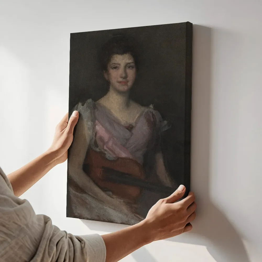 Sfeerimpressie: De vioolspeler van James McNeill Whistler terwijl het aan de muur wordt gehangen