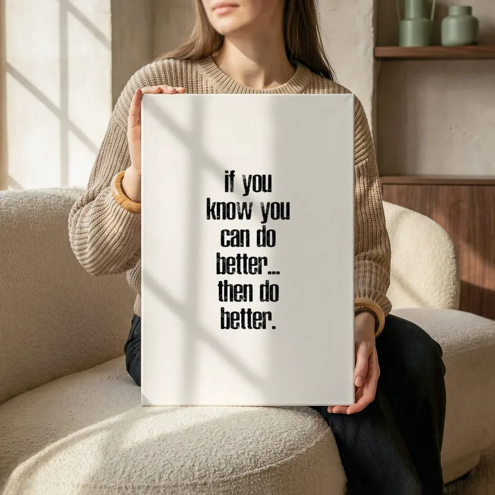 Sfeerimpressie: Then do better terwijl het zittend wordt getoond