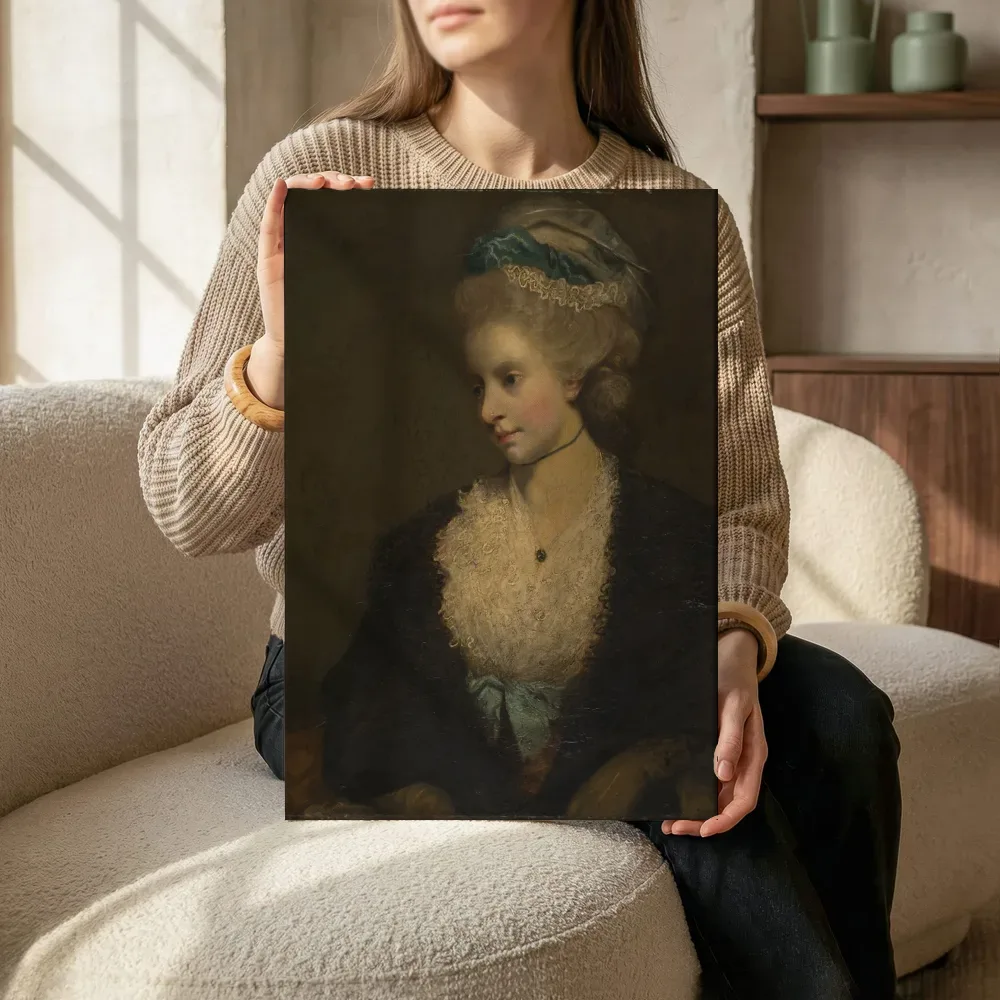 Sfeerimpressie: Theophilia Gwatkin van Joshua Reynolds terwijl het zittend wordt getoond