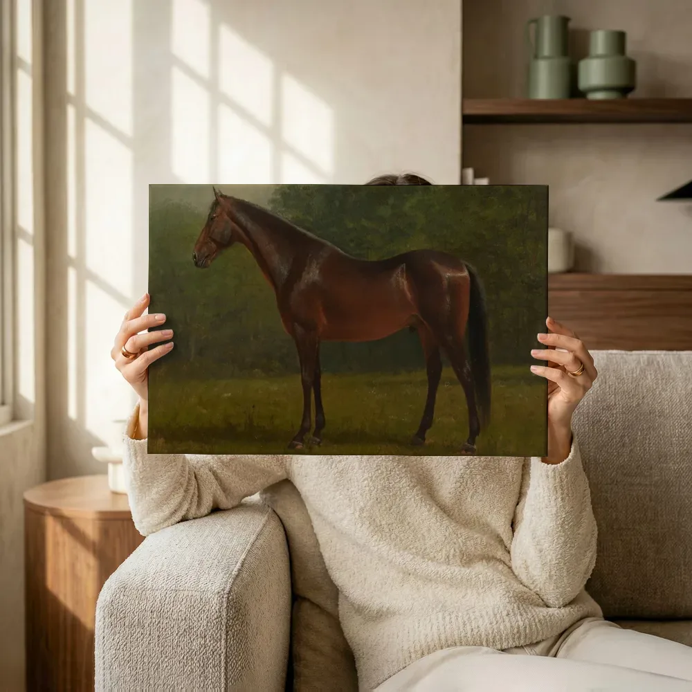 Sfeerimpressie: Volbloed van Albert Bierstadt terwijl het omhoog wordt gehouden