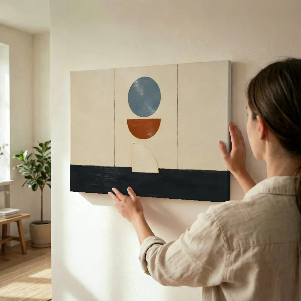 Sfeerimpressie: Totem Geometric Earth 15 terwijl het wordt opgehangen