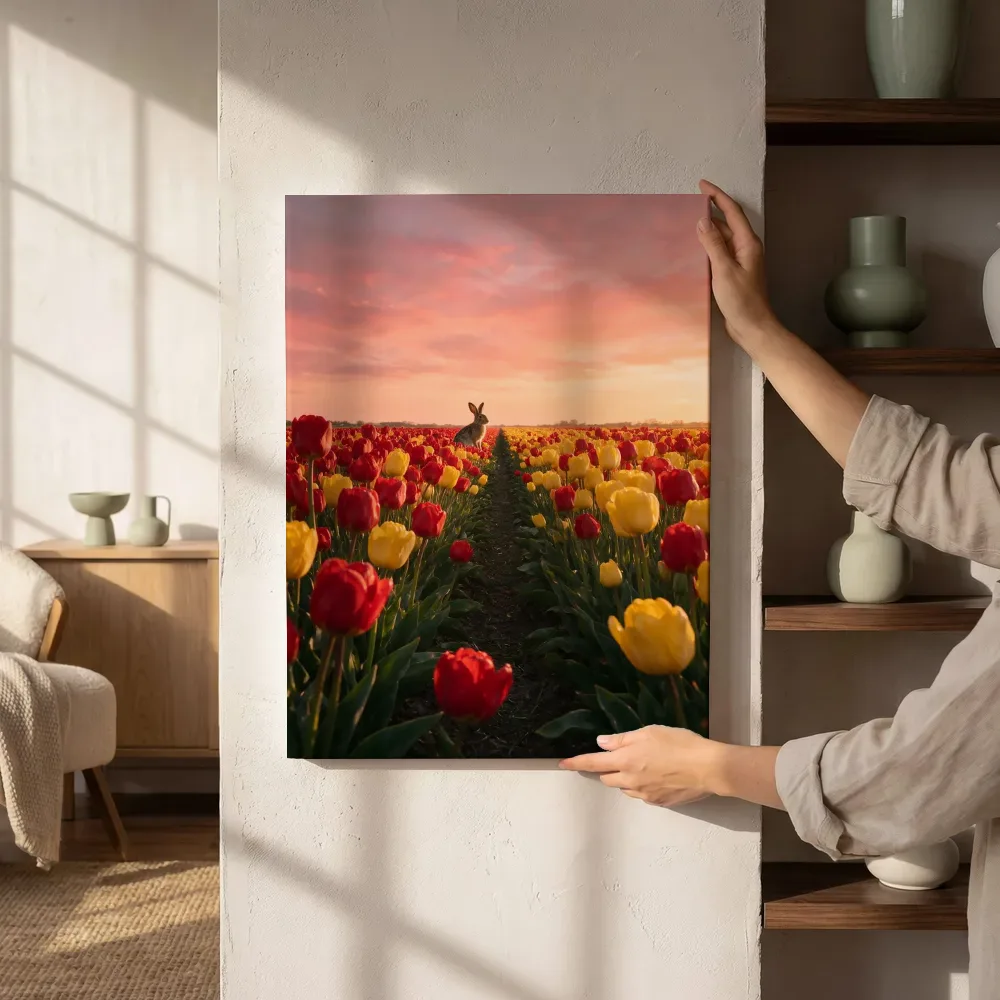 Sfeerimpressie: Tulp bij de zonsondergang 14 naast de kast