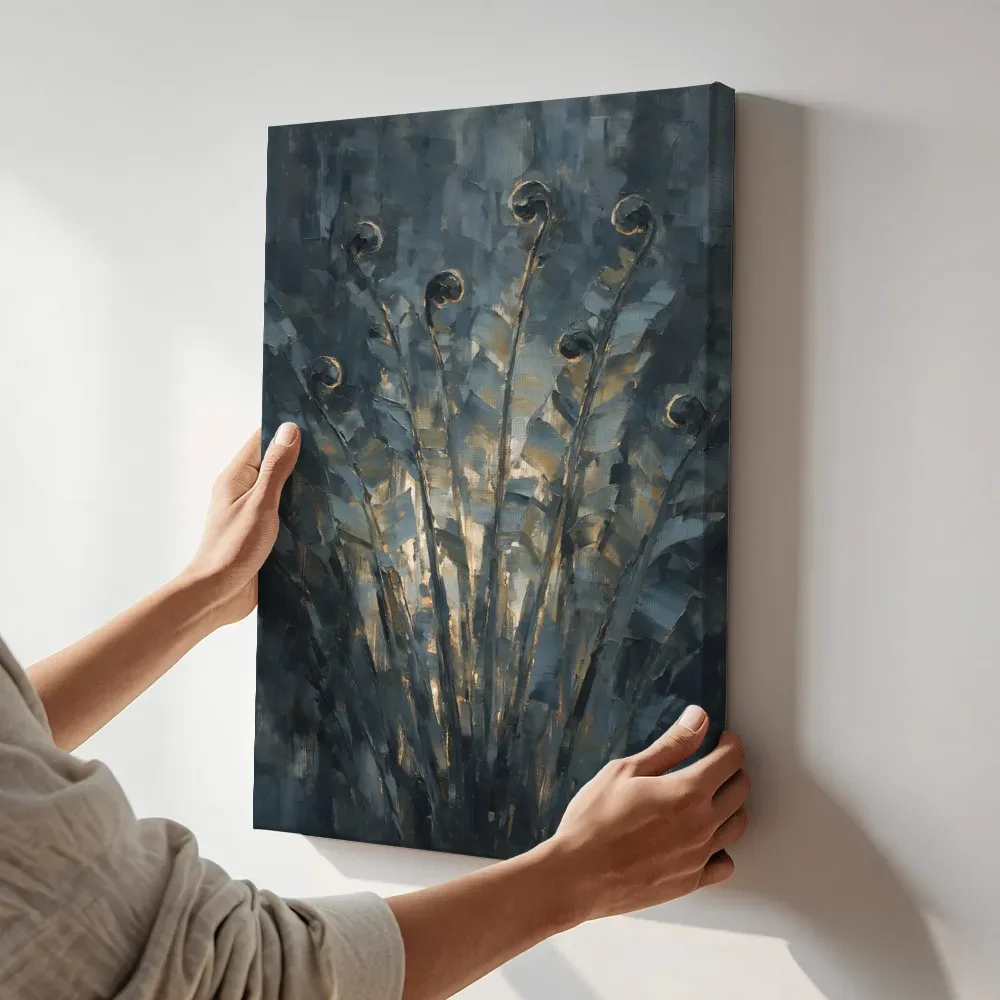 Sfeerimpressie: Varen in groepjes in leisteen terwijl het aan de muur wordt gehangen