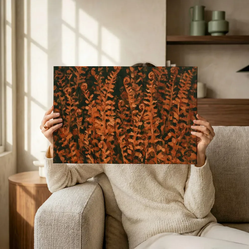 Sfeerimpressie: Varen in terracotta terwijl het omhoog wordt gehouden