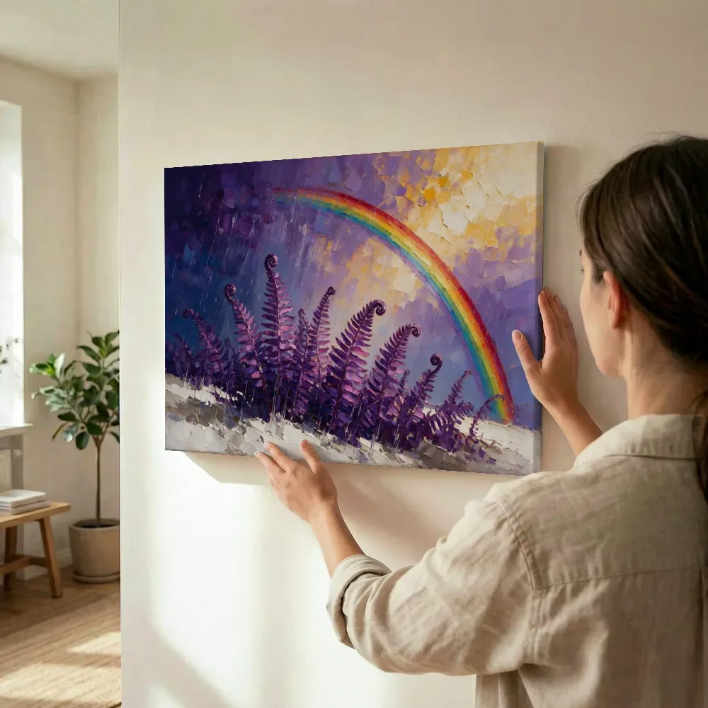 Sfeerimpressie: Varen onder de hemel in violet terwijl het wordt opgehangen