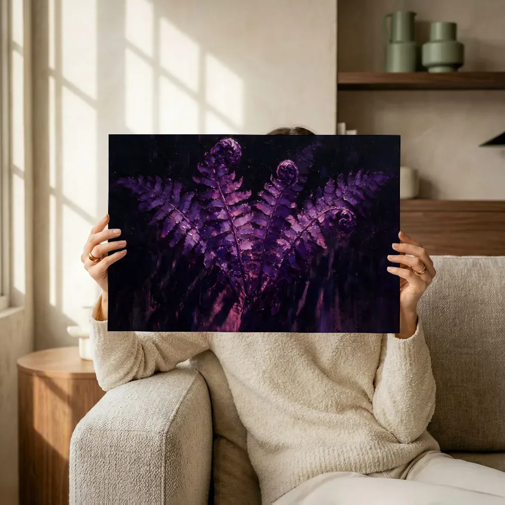 Sfeerimpressie: Varen van dichtbij in violet terwijl het omhoog wordt gehouden