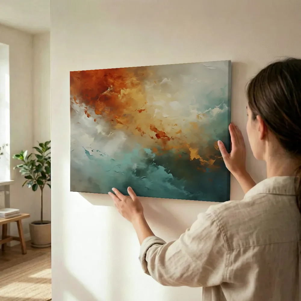 Sfeerimpressie: Vuur en water in wolken terwijl het wordt opgehangen