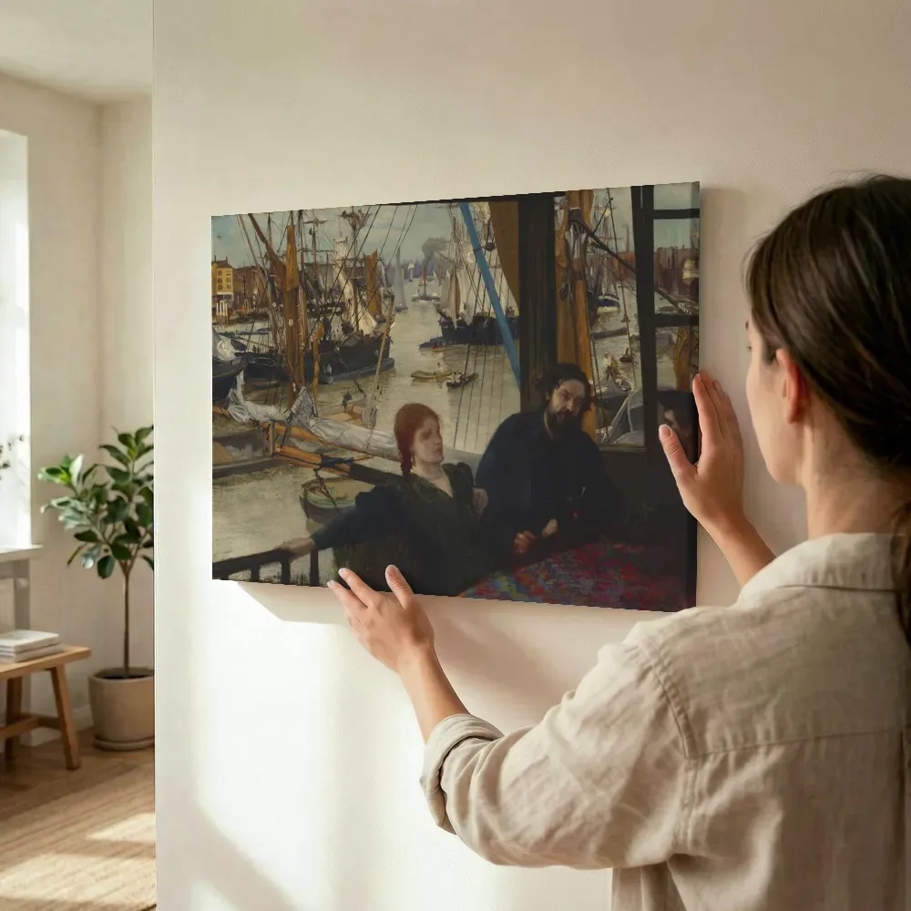 Sfeerimpressie: Wapping van James McNeill Whistler terwijl het wordt opgehangen