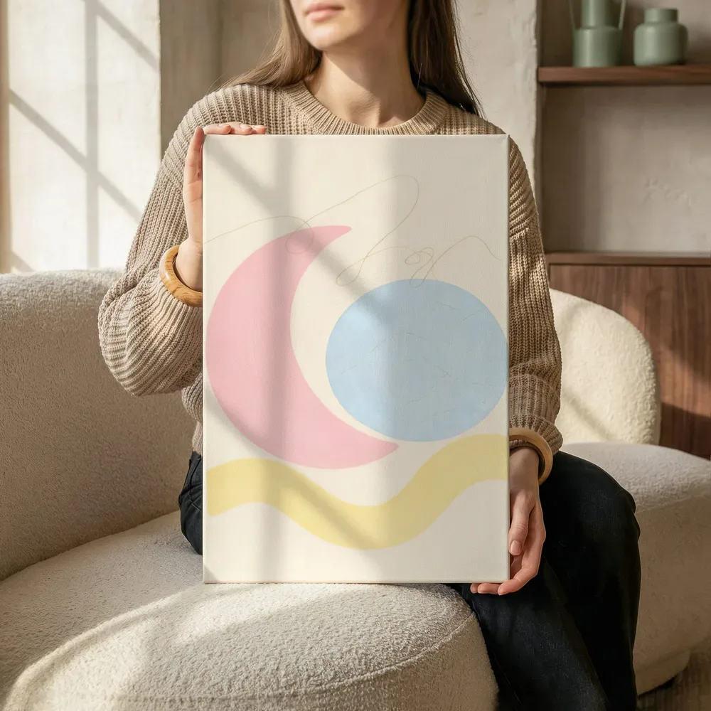 Sfeerimpressie: Wassende maan Retro Shapes 3 terwijl het zittend wordt getoond