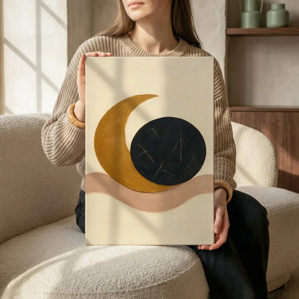 Sfeerimpressie: Wassende maan Retro Shapes 5 terwijl het zittend wordt getoond