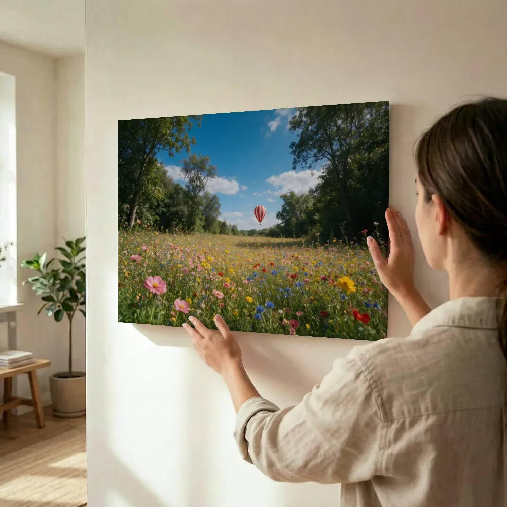 Sfeerimpressie: Wilde Bloemenweide bij volle zon 6 terwijl het wordt opgehangen