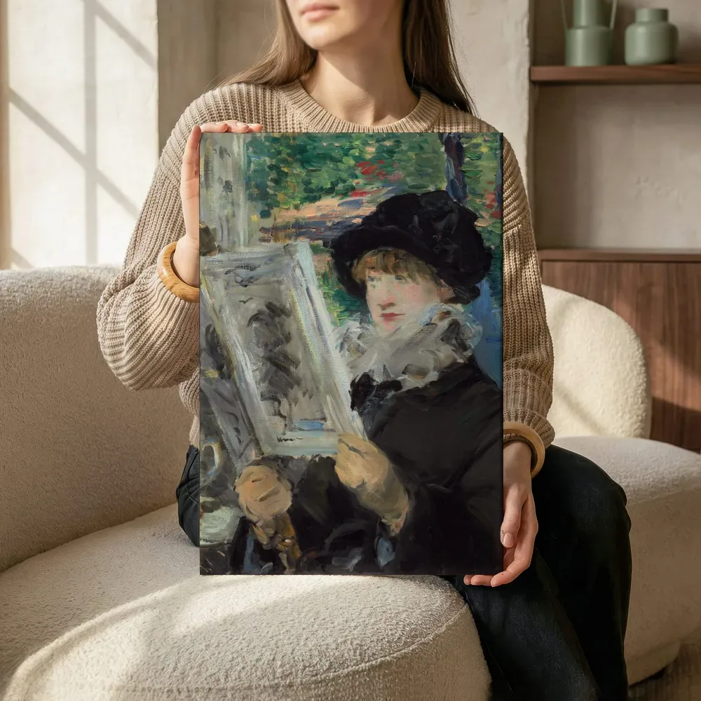Sfeerimpressie: Lezende vrouw van Edouard Manet terwijl het zittend wordt getoond