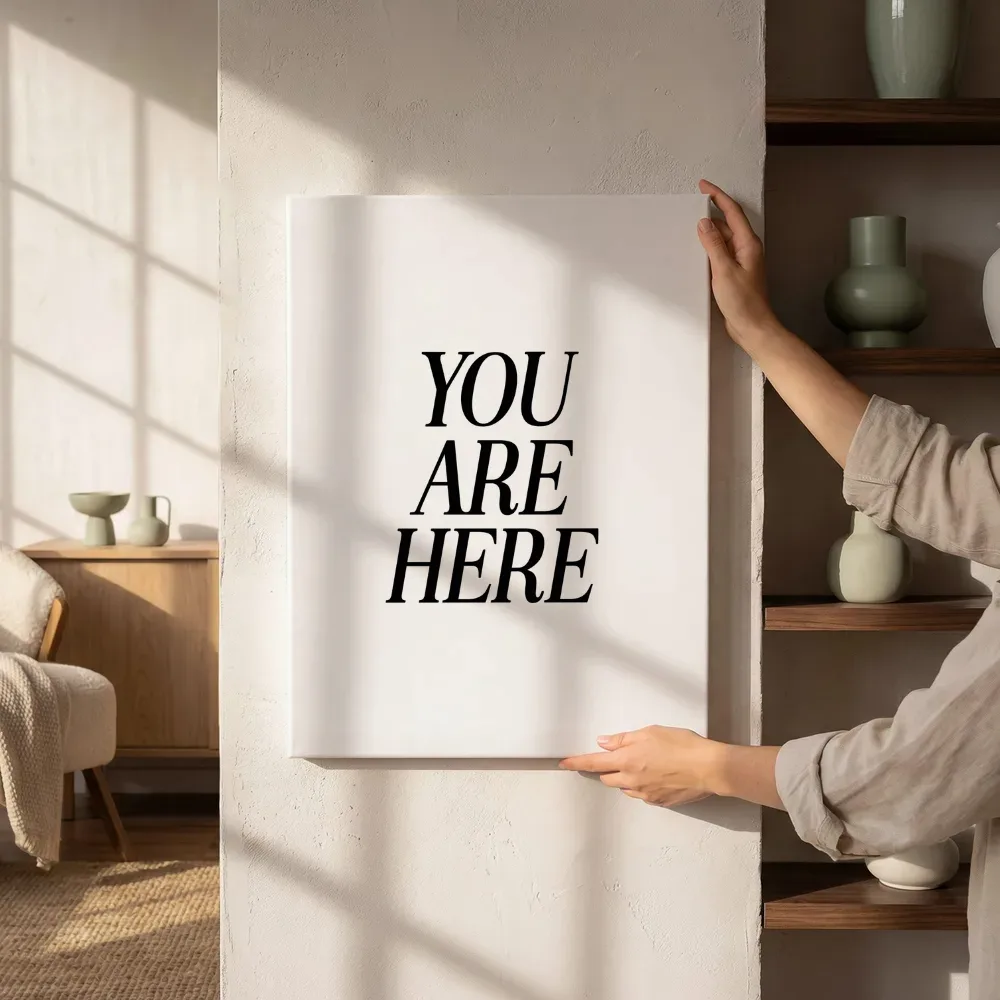 Sfeerimpressie: You are here naast de kast