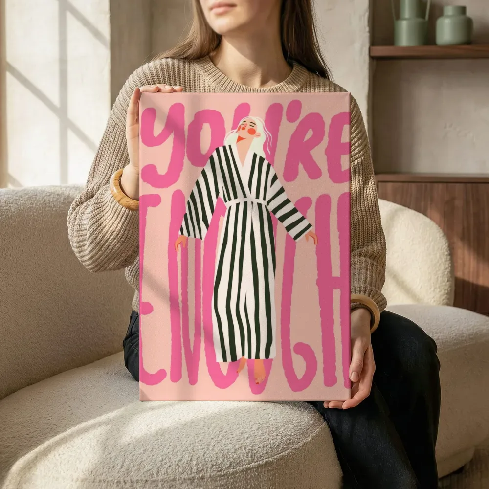 Sfeerimpressie: You're enough terwijl het zittend wordt getoond