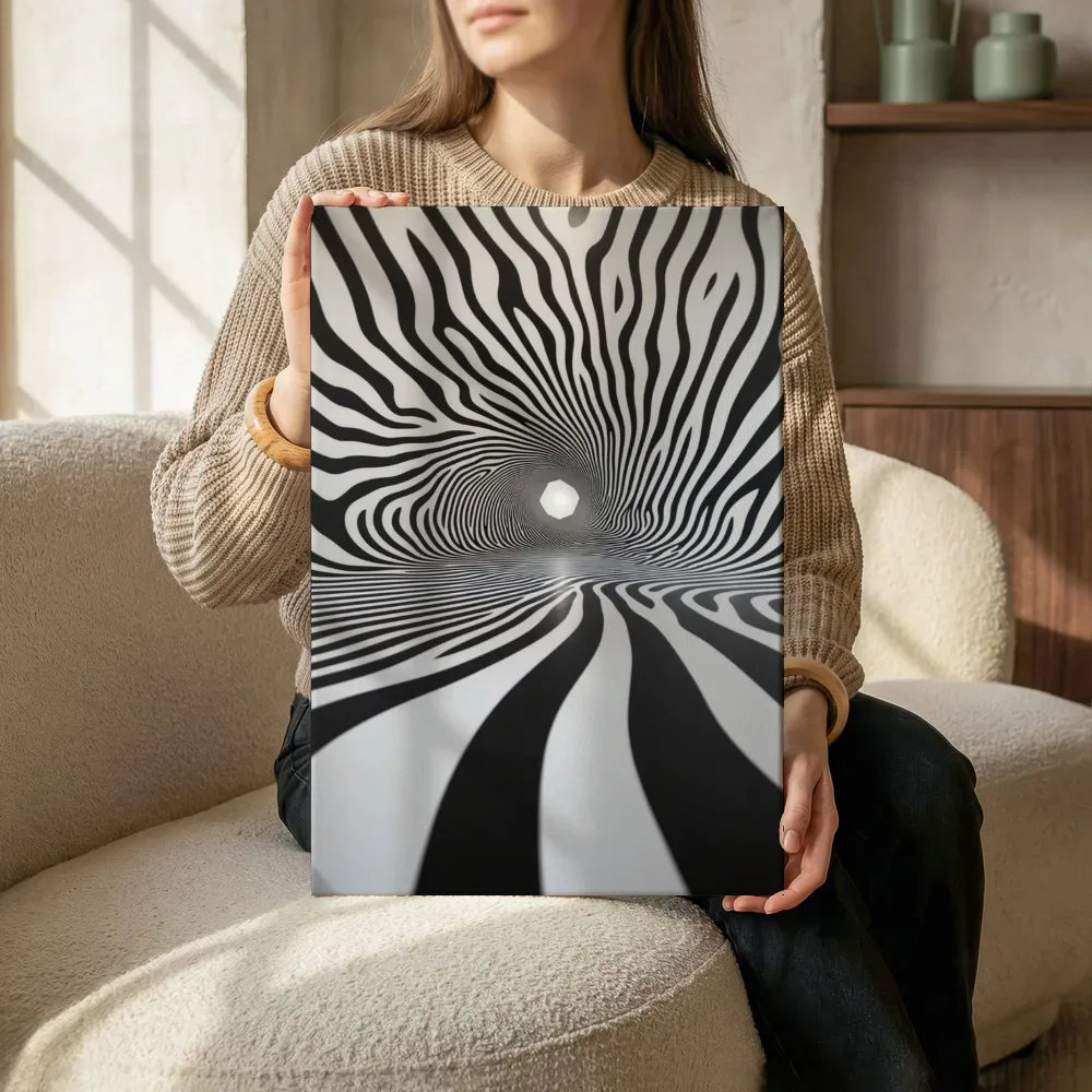 Sfeerimpressie: Zebra vortex terwijl het zittend wordt getoond