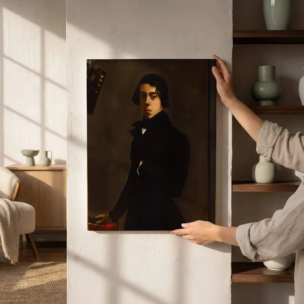 Sfeerimpressie: Zelfportret van Théodore Chassériau naast de kast