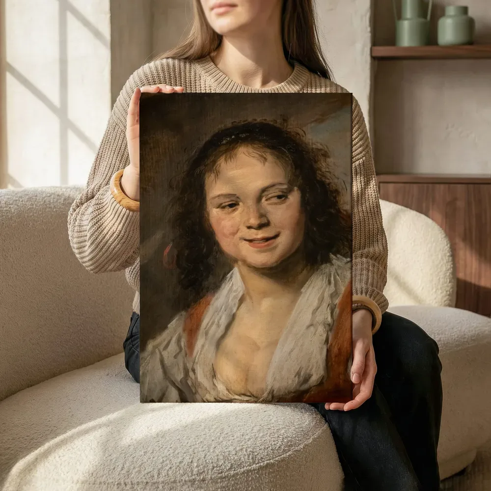 Sfeerimpressie: Zigeunermeisje van Frans Hals terwijl het zittend wordt getoond