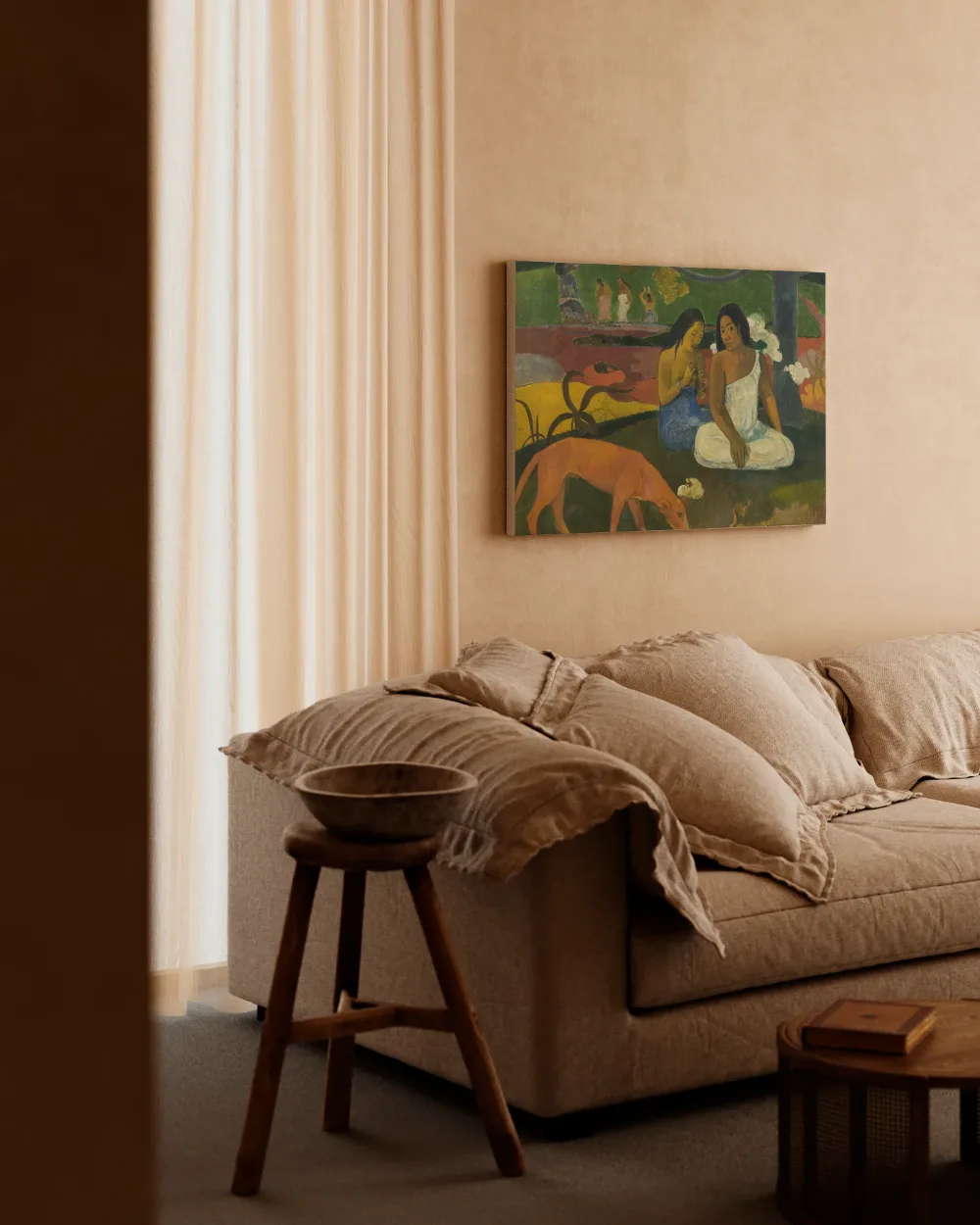 Arearea van Paul Gauguin, canvas schilderij uit de collectie jungle & tropisch