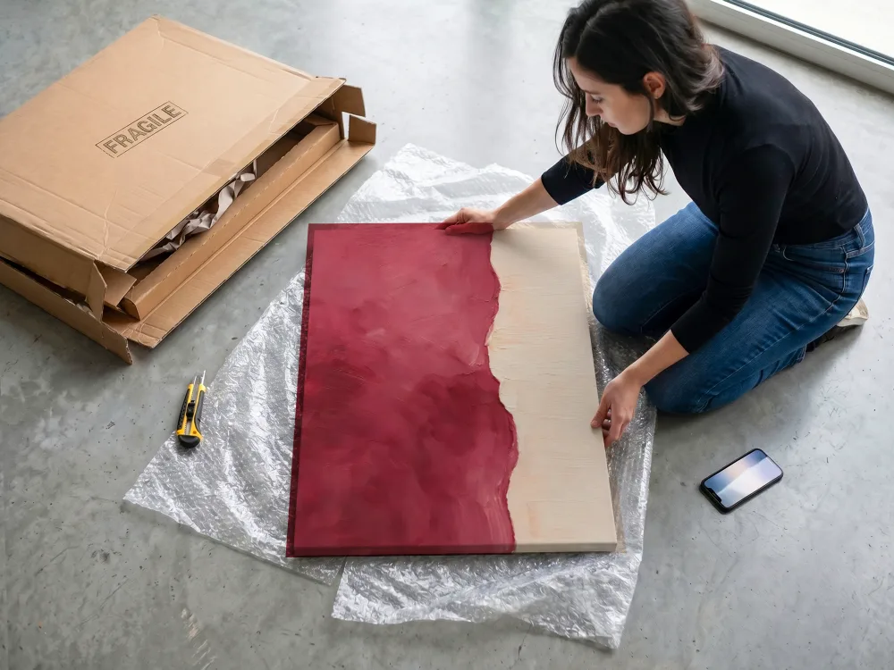 Canvas schilderij uit de collectie kleurvelden