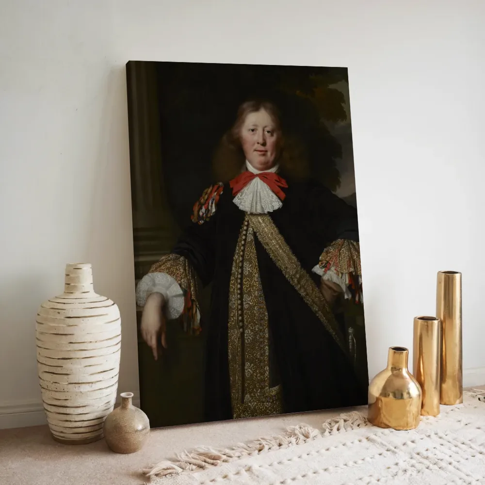 Portret van een burgemeester van Bartholomeus van der Helst, canvas schilderij uit de collectie bartholomeus van der helst