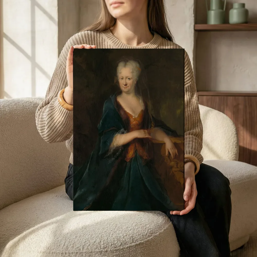 Portret van Louise Christina Trip van Cornelis Troost, canvas schilderij uit de collectie cornelis troost