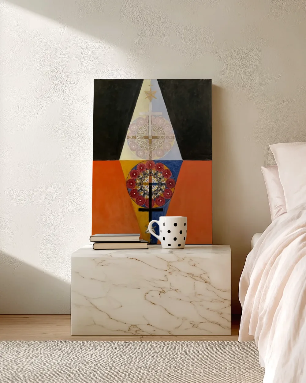 De US-serie, groep VIII, nr. 6 van Hilma af Klint, canvas schilderij uit de collectie hilma af klint
