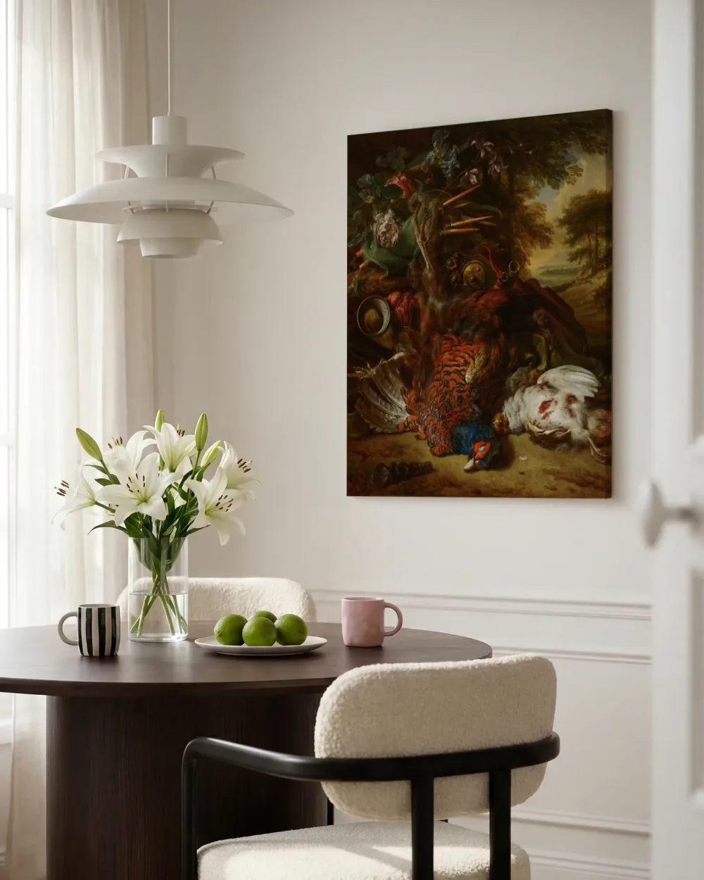 Jachtstilleven met dode vogels van Jan Weenix, canvas schilderij uit de collectie jan weenix