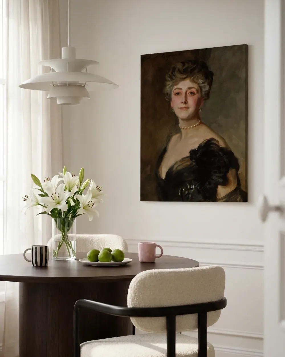 Portret van Constance Gladys, gravin de Grey van John Singer Sargent, canvas schilderij uit de collectie john singer sargent