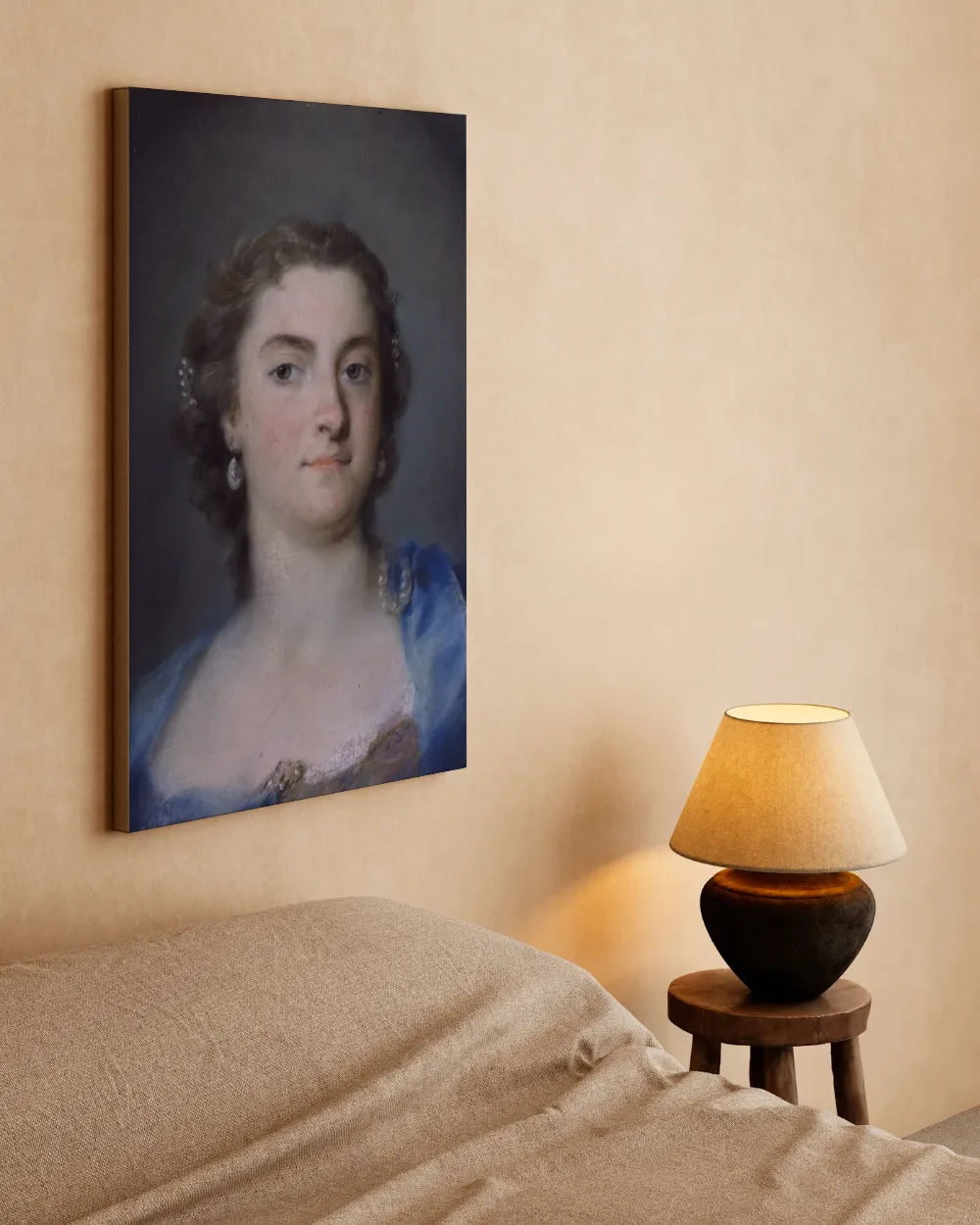Portret van Faustina Bordoni Hasse van Rosalba Carriera, canvas schilderij uit de collectie rosalba carriera