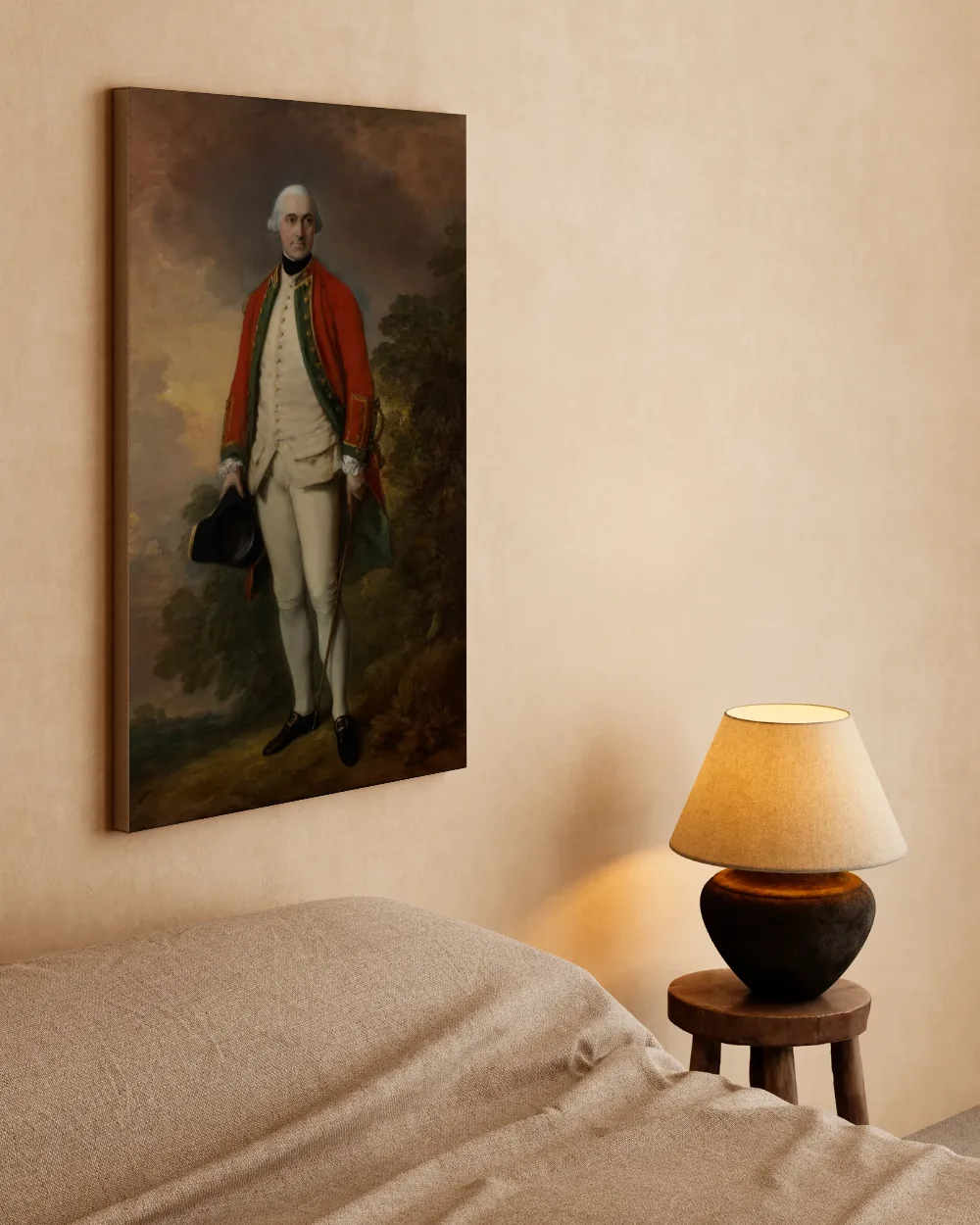 Portret van George Pitt, eerste baron Rivers van Thomas Gainsborough, canvas schilderij uit de collectie thomas gainsborough