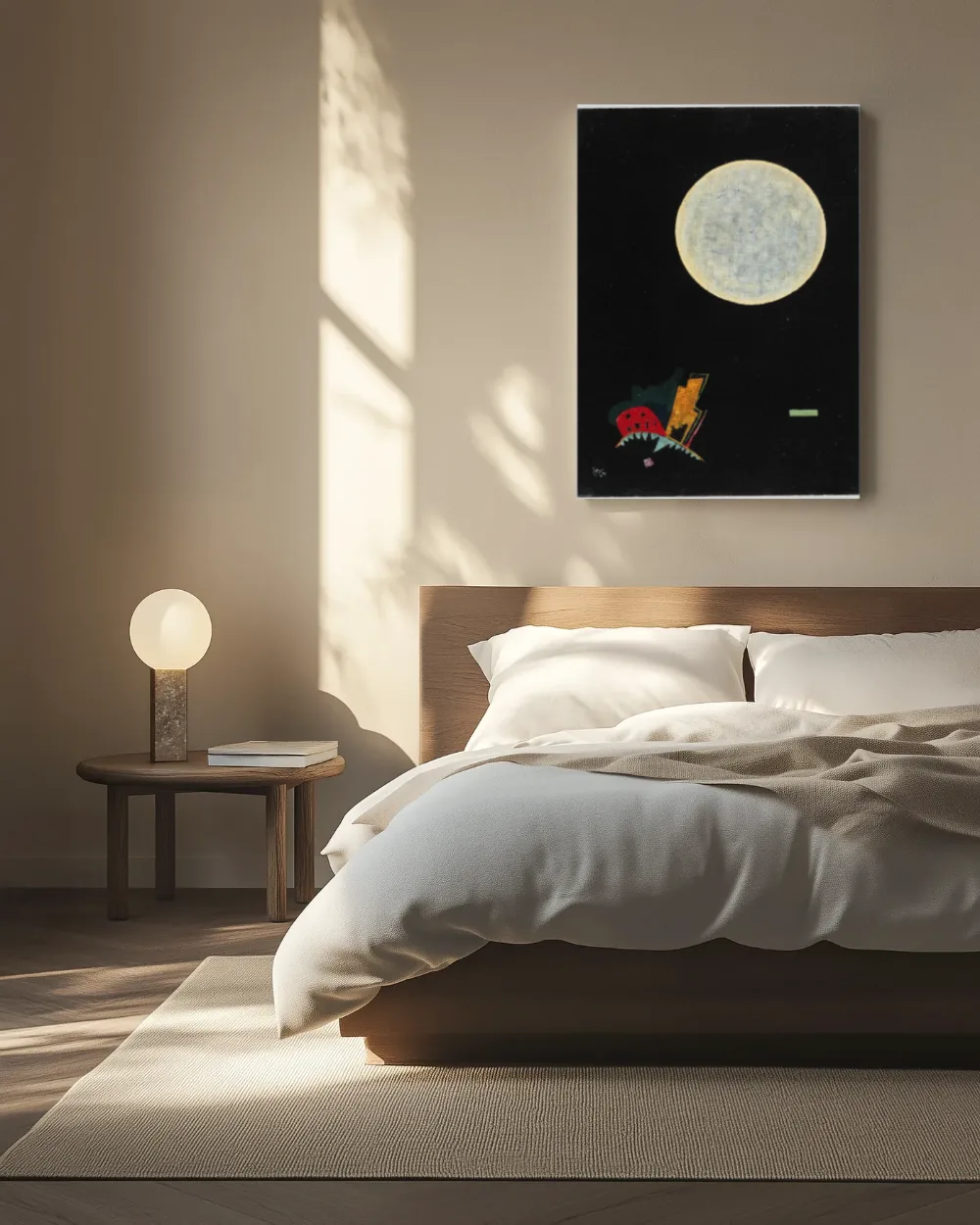 Een cirkel van Wassily Kandinsky, canvas schilderij uit de collectie wassily kandinsky