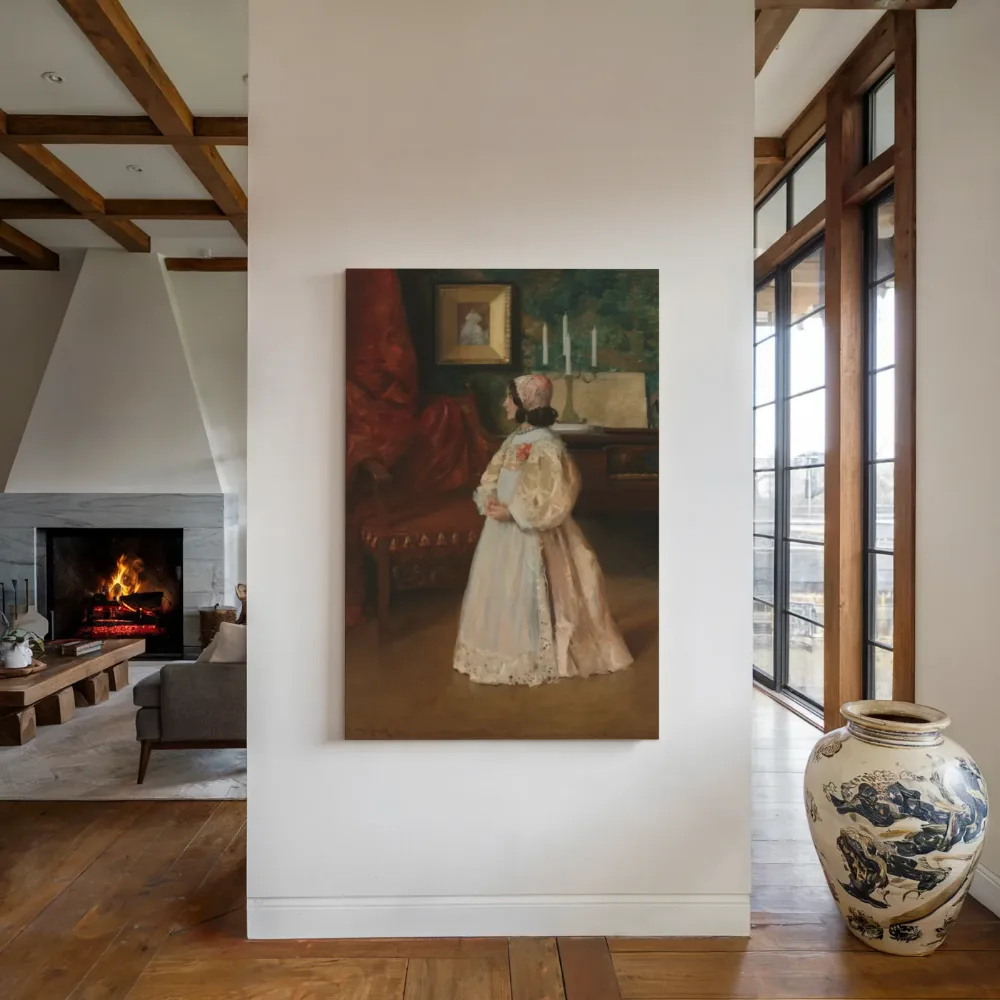 Portret van mijn dochter Alice van William Merritt Chase, canvas schilderij uit de collectie william merritt chase